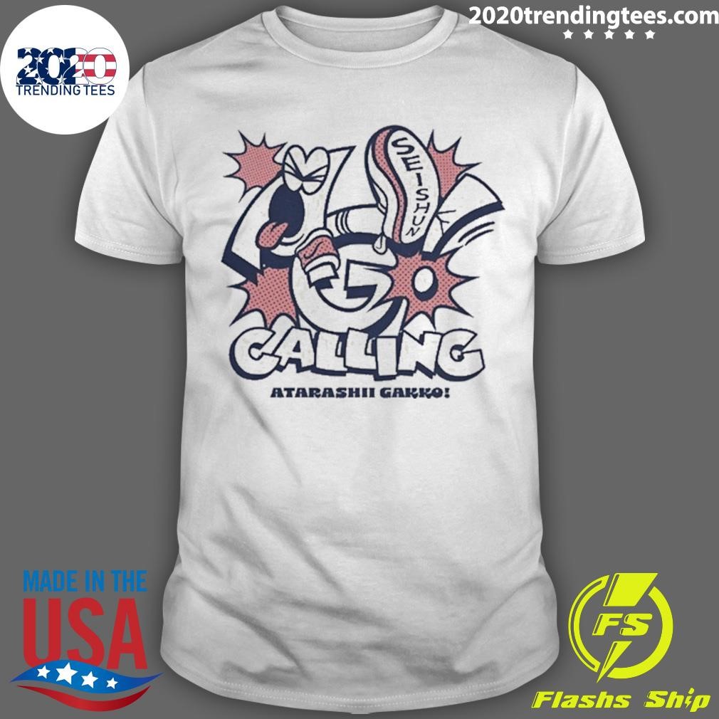 Top Atarashii Gakko AG! Calling Pop Art 2024 Tour T-shirt