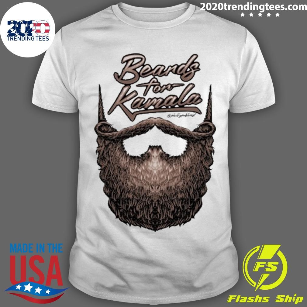 Top Beards For Kamala Philly Publicist T-shirt