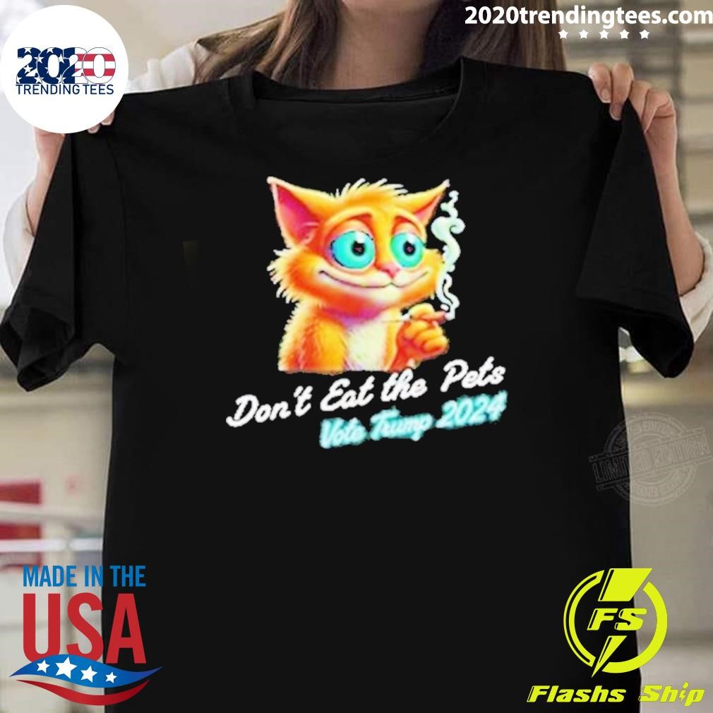 Top Cat Don’t Eat The Pets Vote Trump 2024 T-shirt