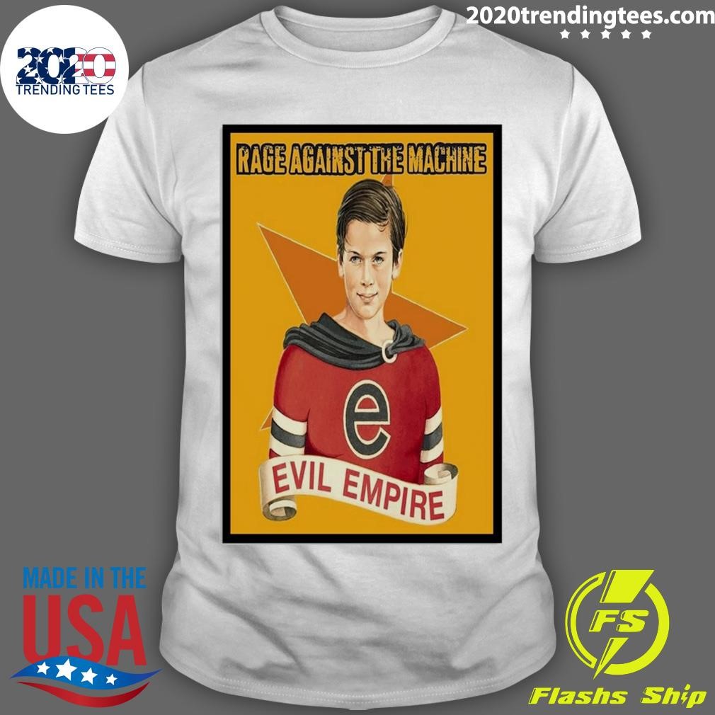 Top Cur Elon Was The Kid On The Cover Of Evil Empire T-shirt