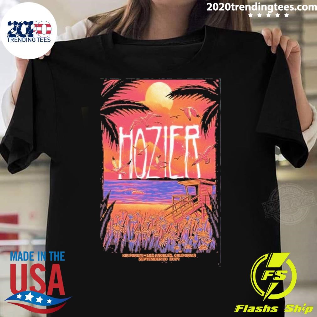 Top Hozier In Los Angeles, CA On September 20 2024 Poster T-Shirt