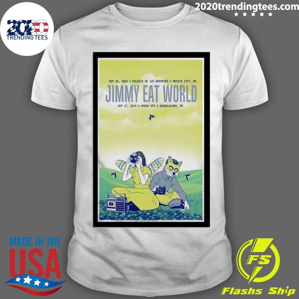 Top Jimmy Eat World September 25 & 27 2024 Mexico City Concerts T-shirt