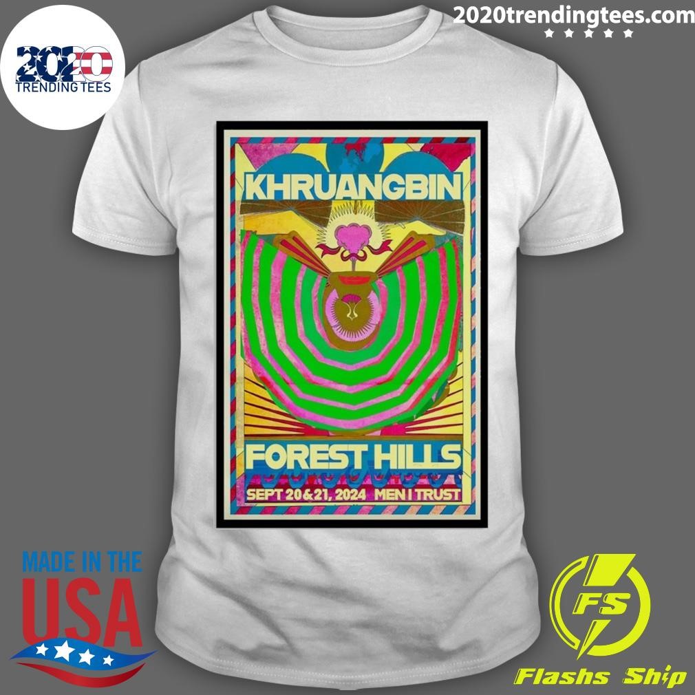 Top Khruangbin Sep 21-22 2024 New York NY Forest Hills Stadium Tour T-shirt