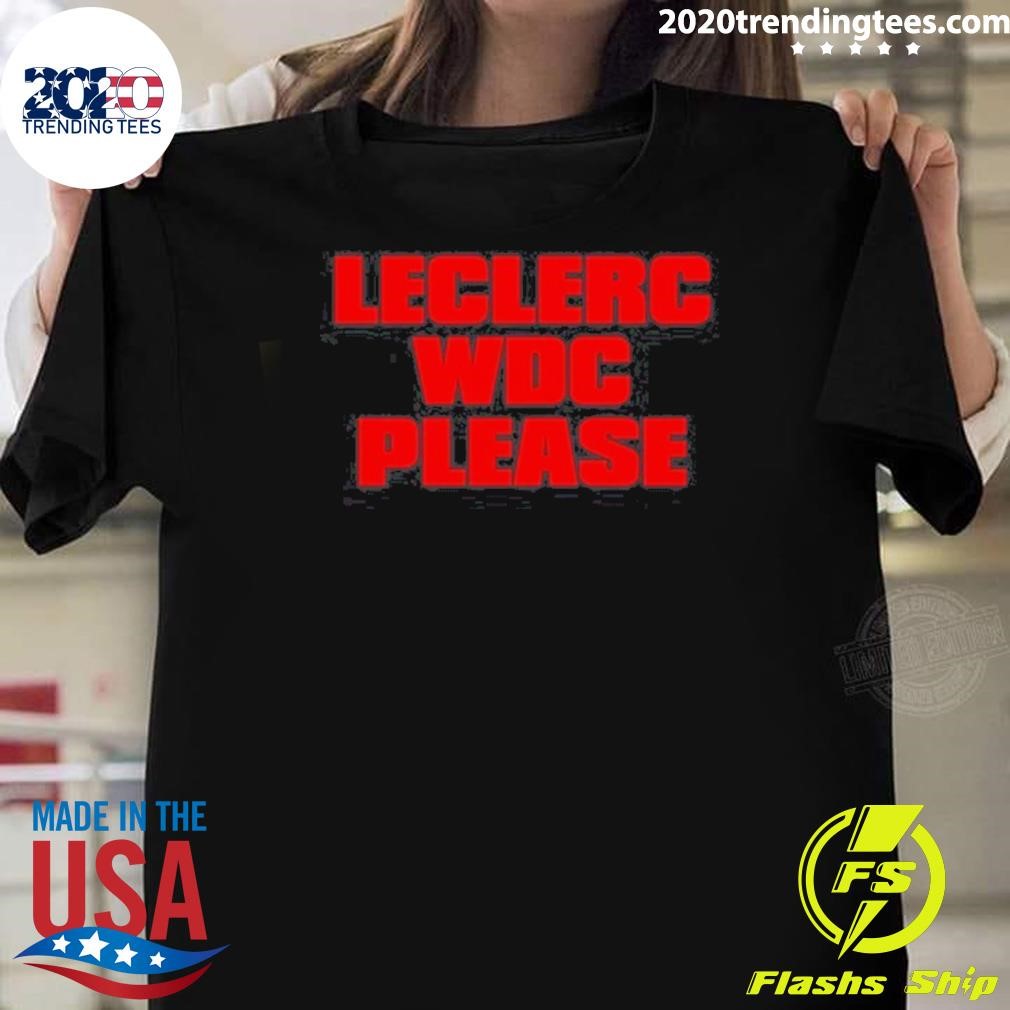 Top Leclerc Wdc Please T-shirt