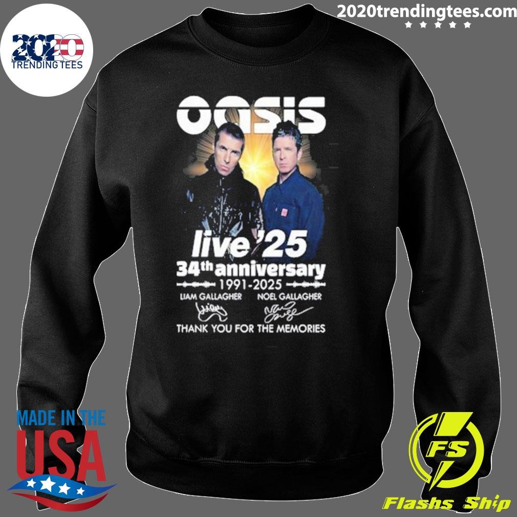 Top Oasis Ban Live'25 34th Anniversary 1991-2025 Thank You