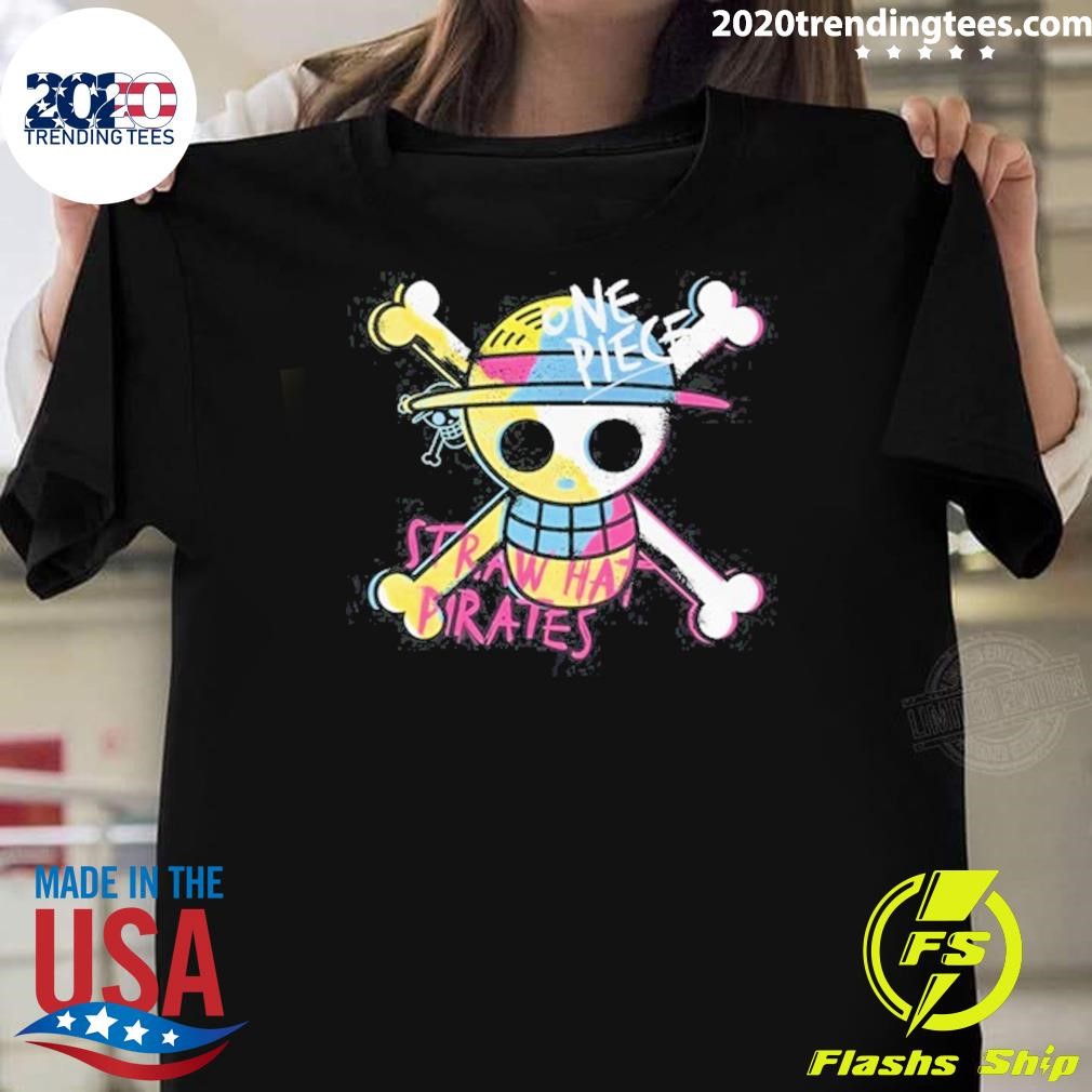 Top One Piece X Netflix Straw Hat Pirates Art T-shirt