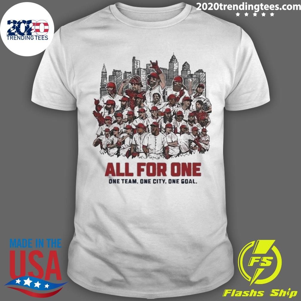 Top Phillies All For One One Team One City One Goal 2024 T-shirt