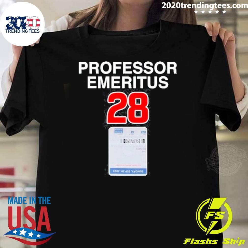 Top Professor Emeritus 28 T-shirt