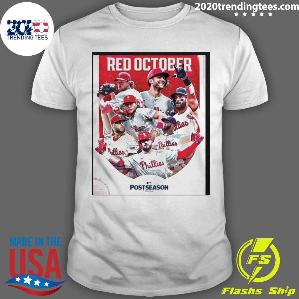 Top Red October Phillies 2024 T-shirt