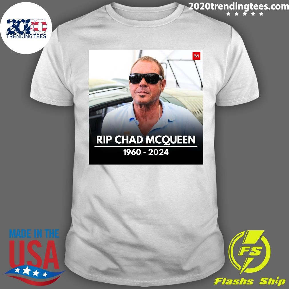 Top Rip Chad Mcqueen 1960-2024 T-shirt