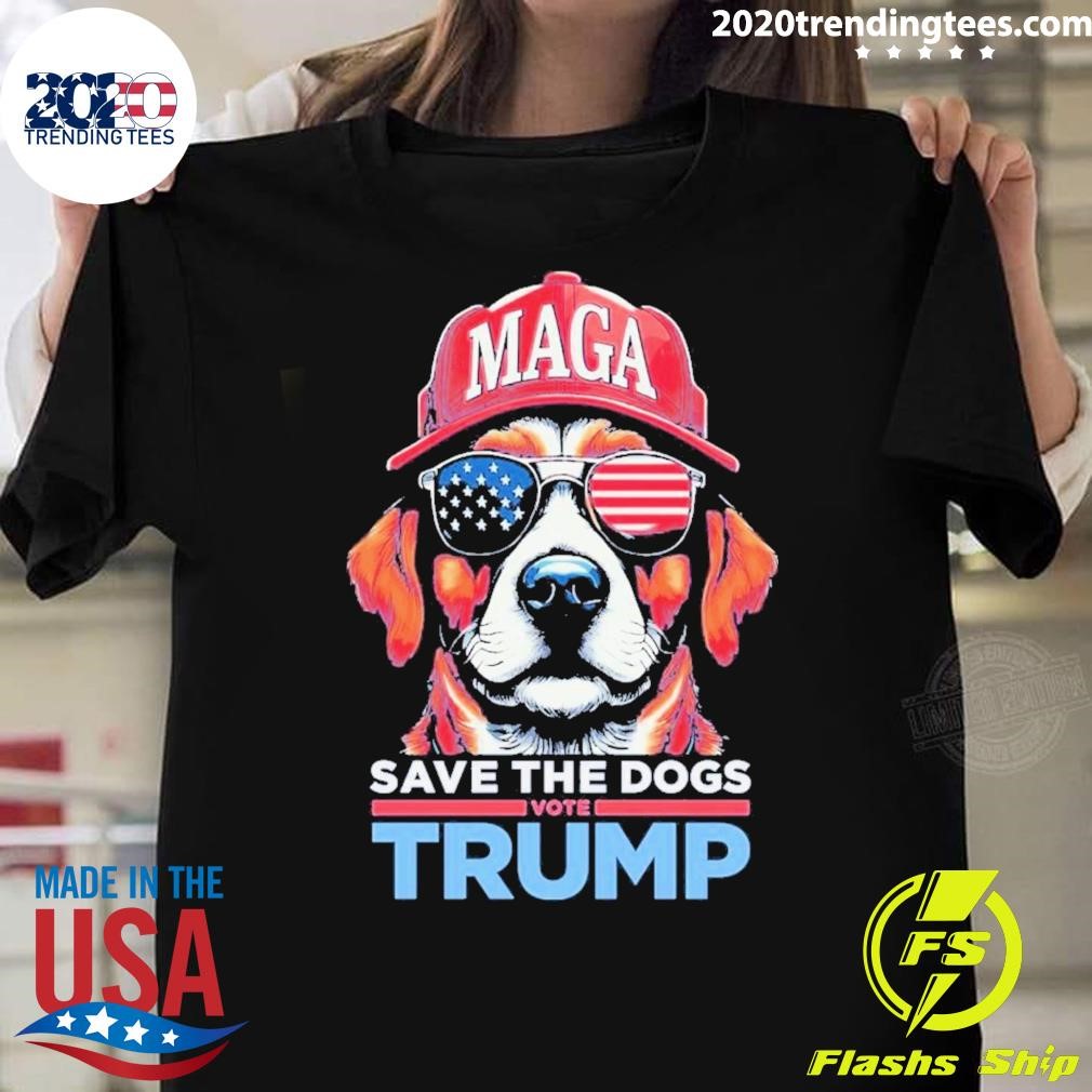 Top Save The Dogs Vote Trump T-Shirt