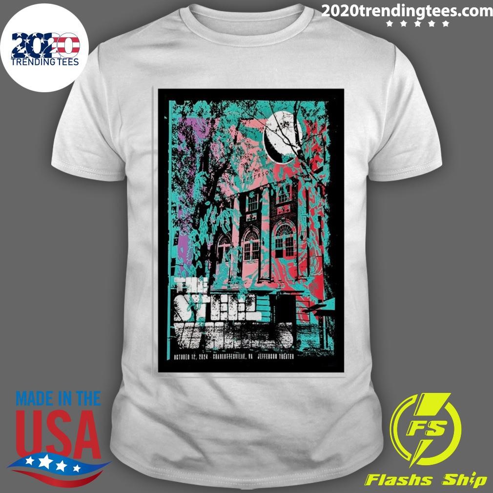 Top The Steel Wheels Oct 12 2024 Jefferson Theater In Charlottesville VA Tour T-shirt