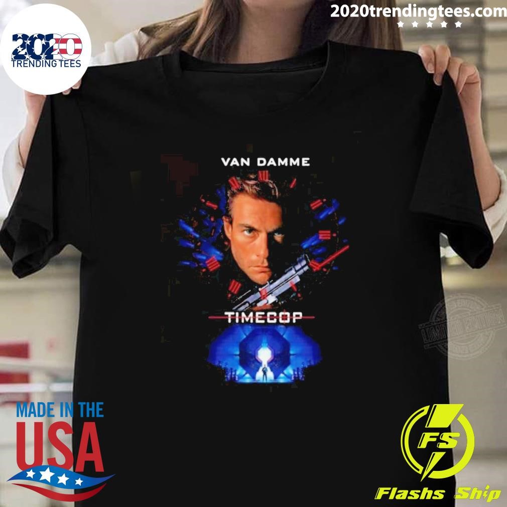 Top Timecop Van Damme 90's Action Movie T-shirt