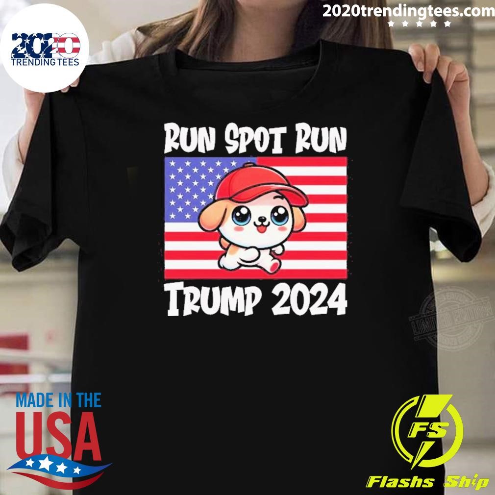 Top Trump Run Spot Run Debate Quote 2024 T-shirt