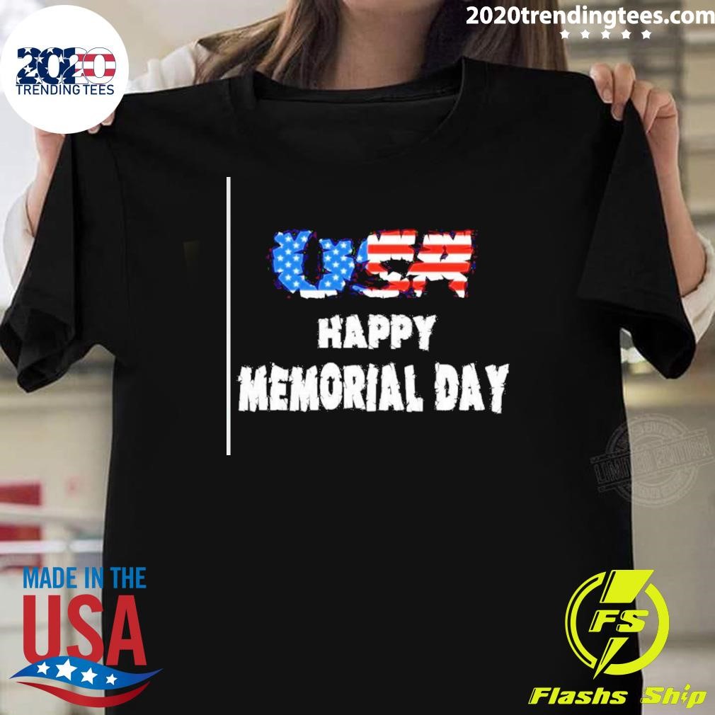 Top Usa Happy Memorial Day T-shirt