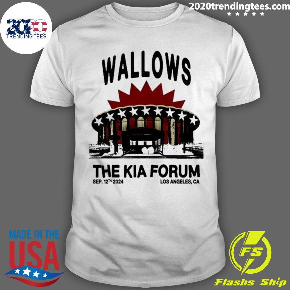 Top Wallow The Kia Forum Sep 12th 2024 Los Angeles, Ca T-shirt