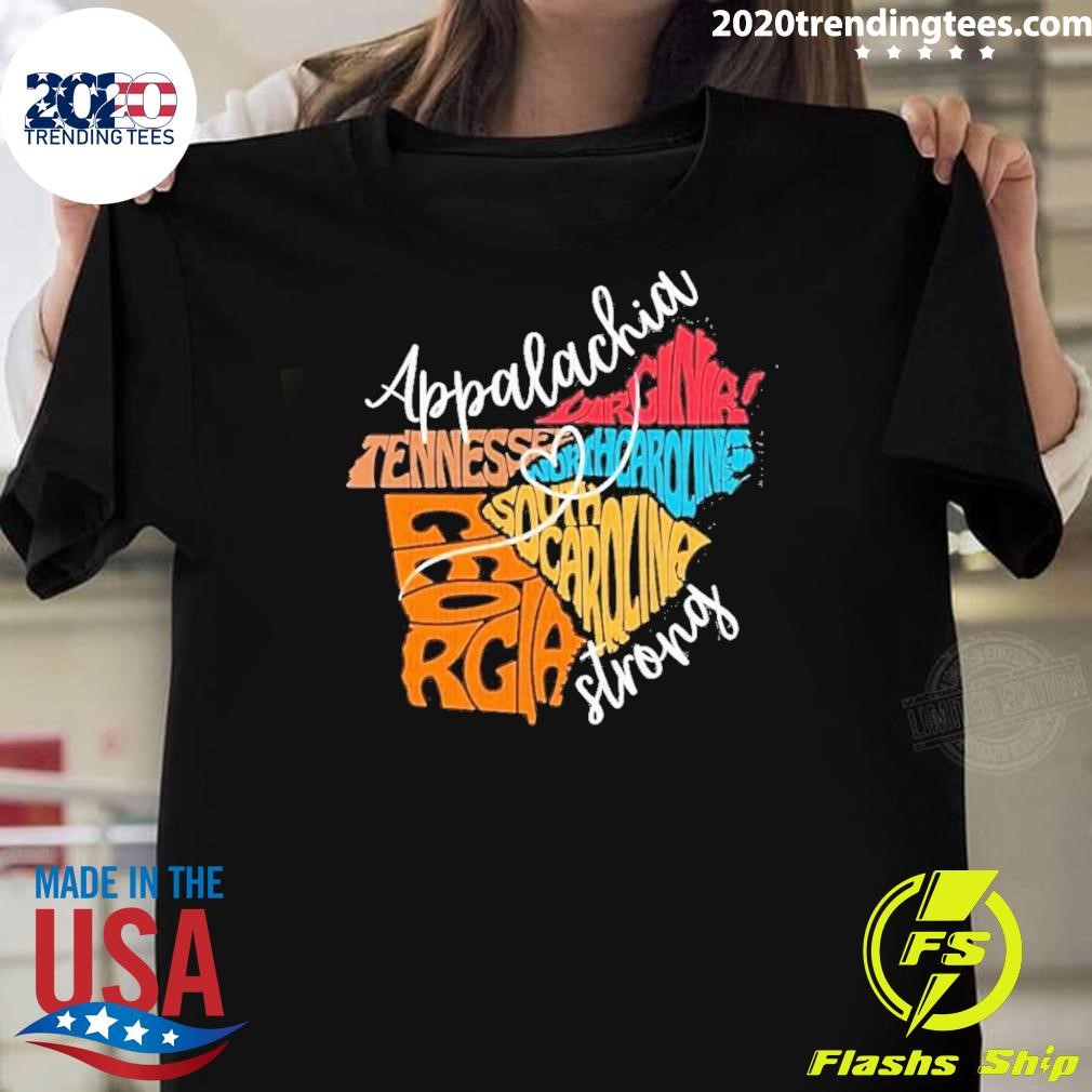 Awesome Appalachia Virginia North Carolina South Carolina Georgia Tennessee Strong Hurricane Helene 2024 T-shirt