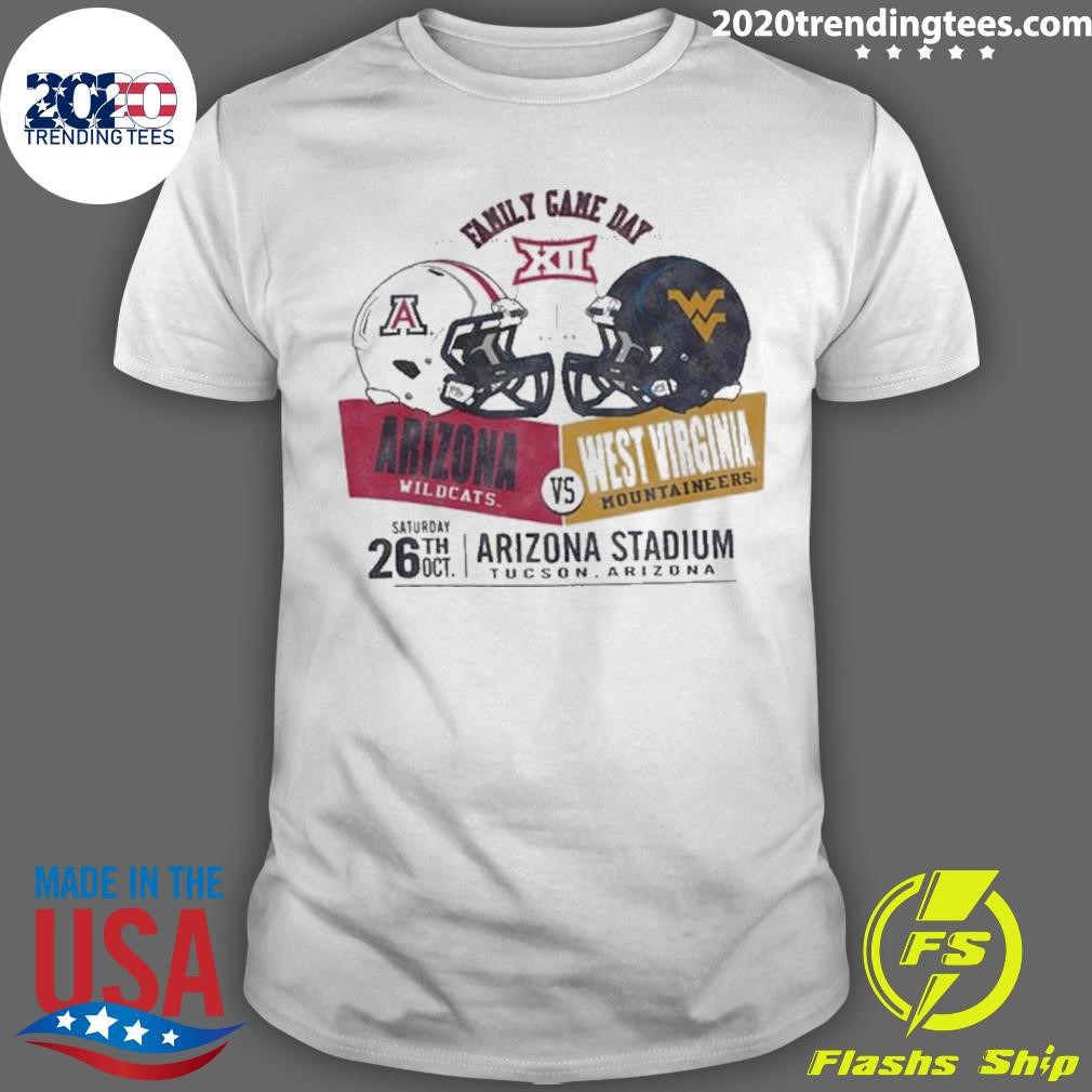 Awesome Arizona Wildcats vs West Virginia 2024 Game Day Family 2024 T-shirt