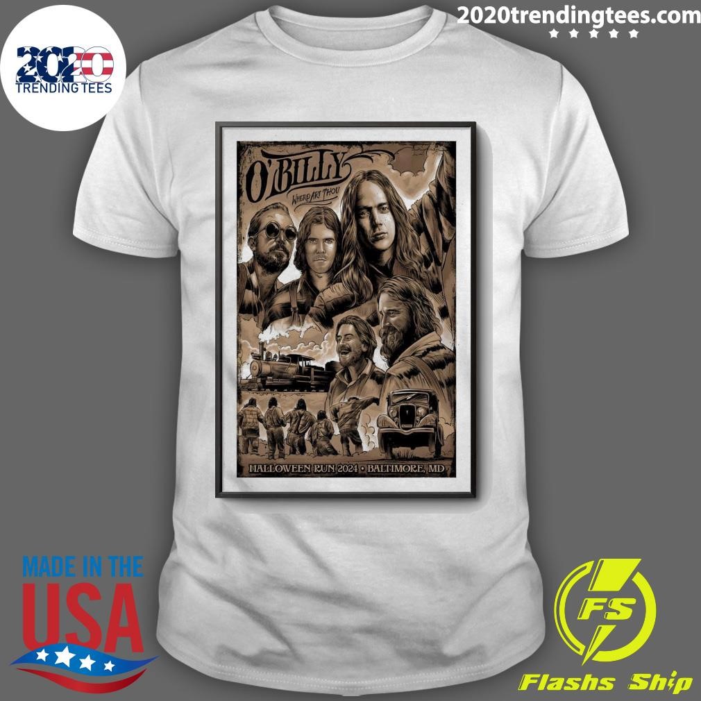 Awesome Billy Strings Baltimore, Maryland Halloween Run October 31 2024 T-shirt