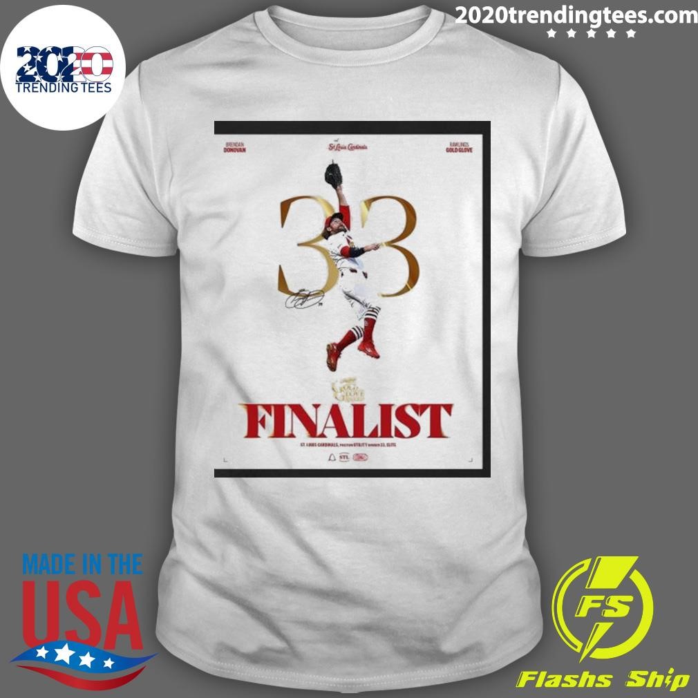 Awesome Brendan Donovan St. Louis Cardinals Gold Glove Award Finalists 2024 T-shirt