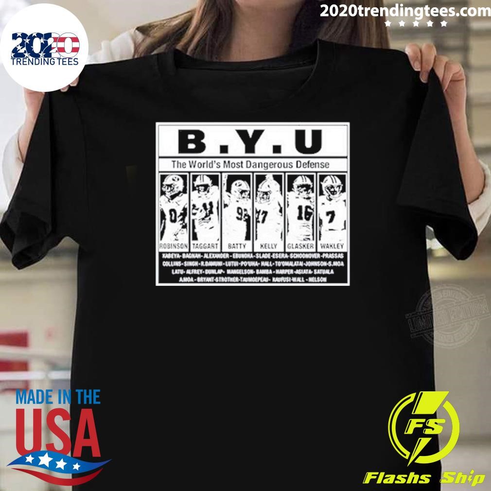 Awesome Byu The World's Most Dangerous Defense T-shirt