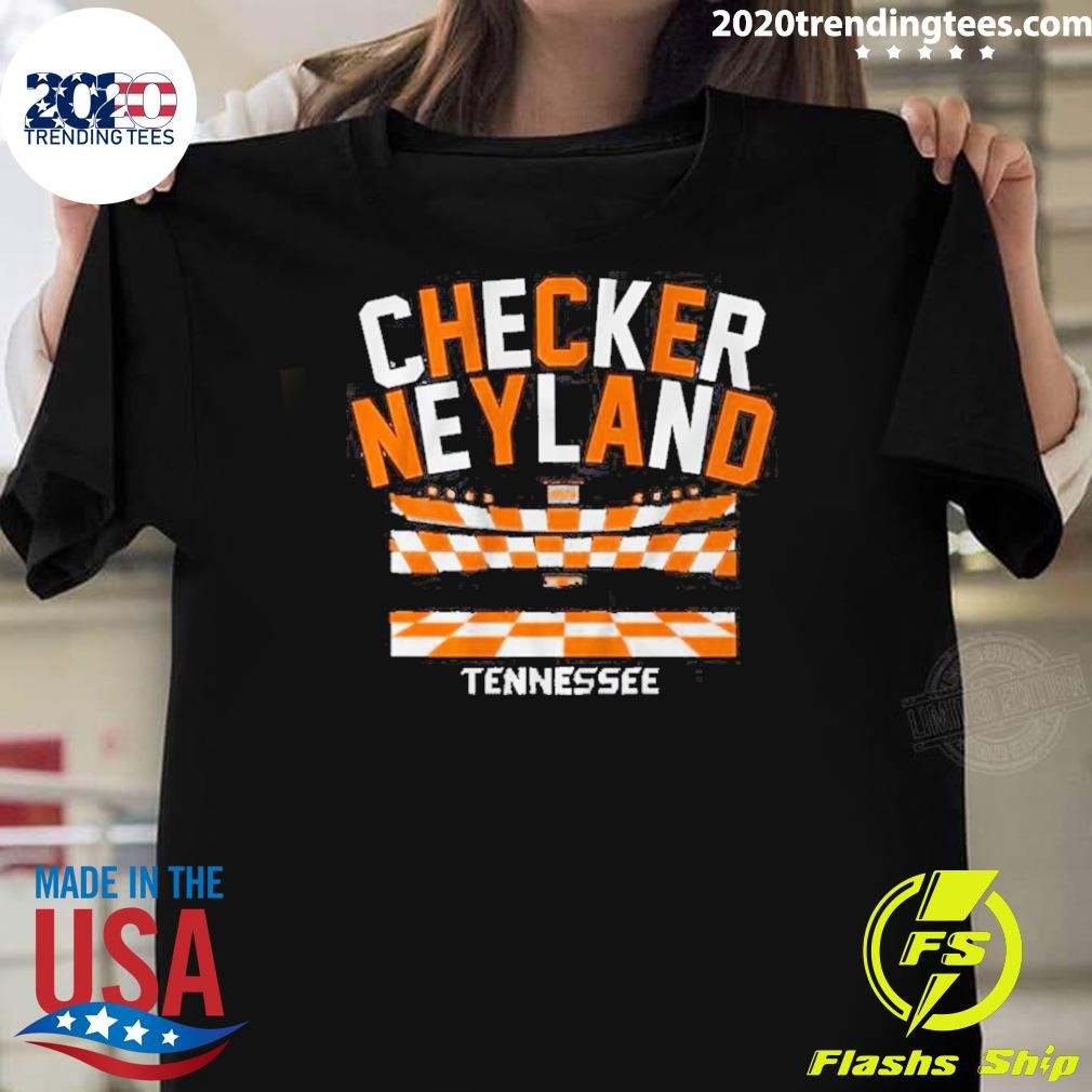 Awesome Checker Neyland Tennessee Football 2024 T-shirt