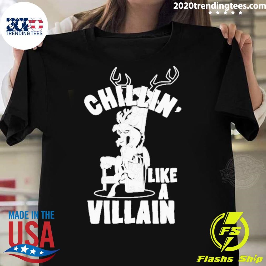 Awesome Chillin Like A Villain 2024 T-Shirt