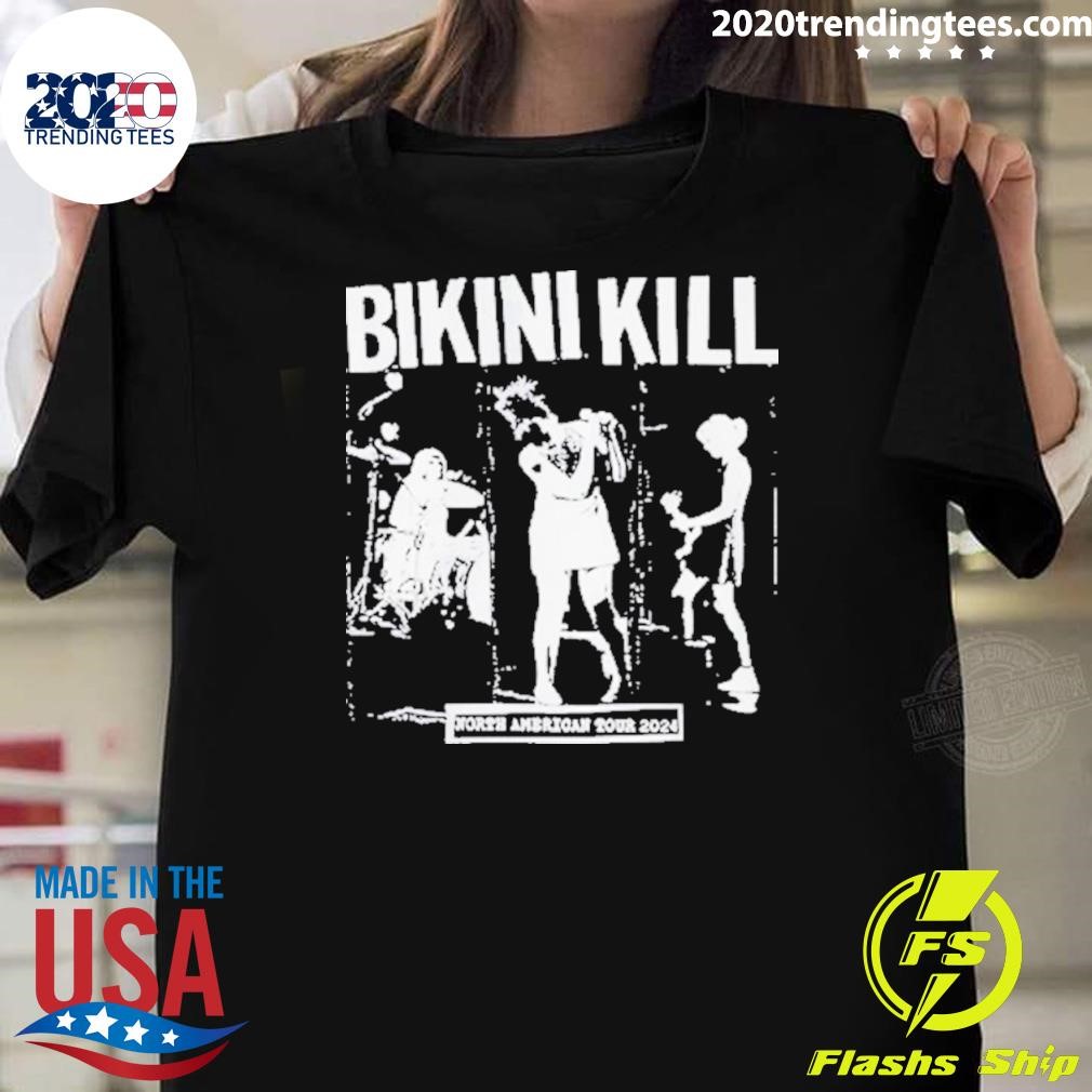 Awesome Cut Loose Bikini Kill North American Tour 2024 T-shirt