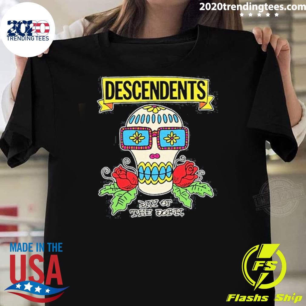 Awesome Descendents Day Of The Dork Glow-In-The-Dark Black T-shirt