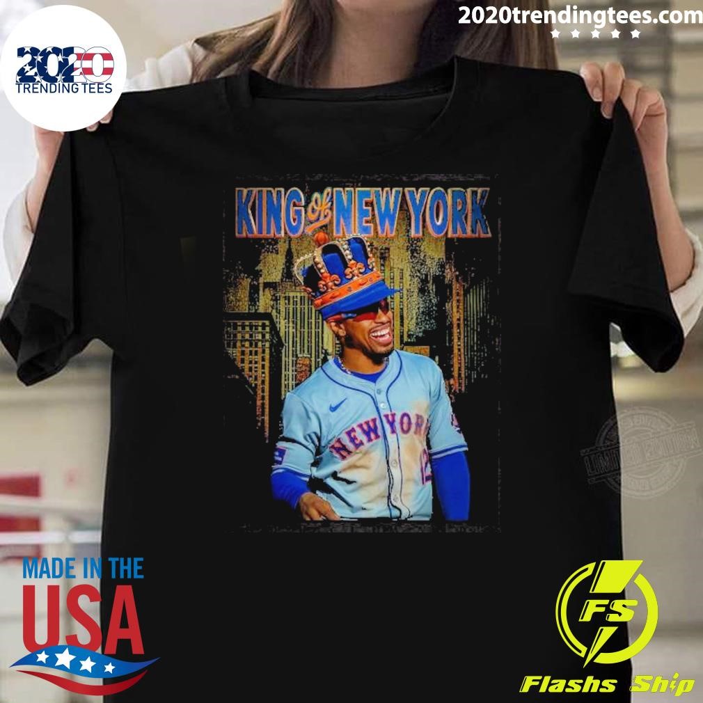 Awesome Francisco Lindor King Of New York Mets 2024 T-shirt