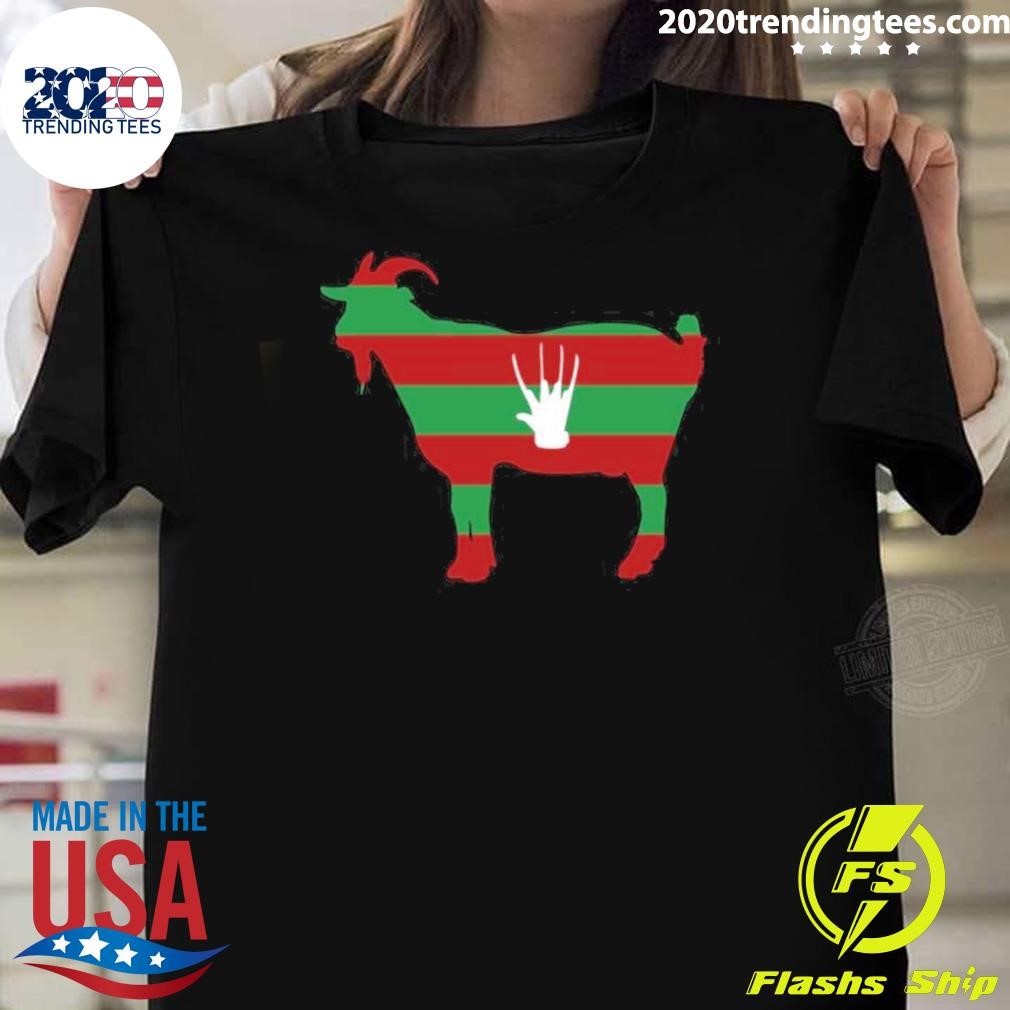 Awesome Freddy Krueger The Goat 2024 T-shirt