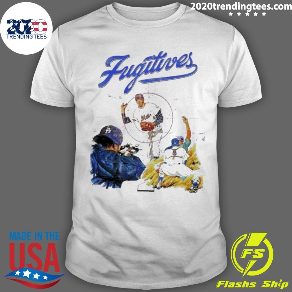 Awesome Fugitives Dodgers Inspired Baseball 2024 T-shirt