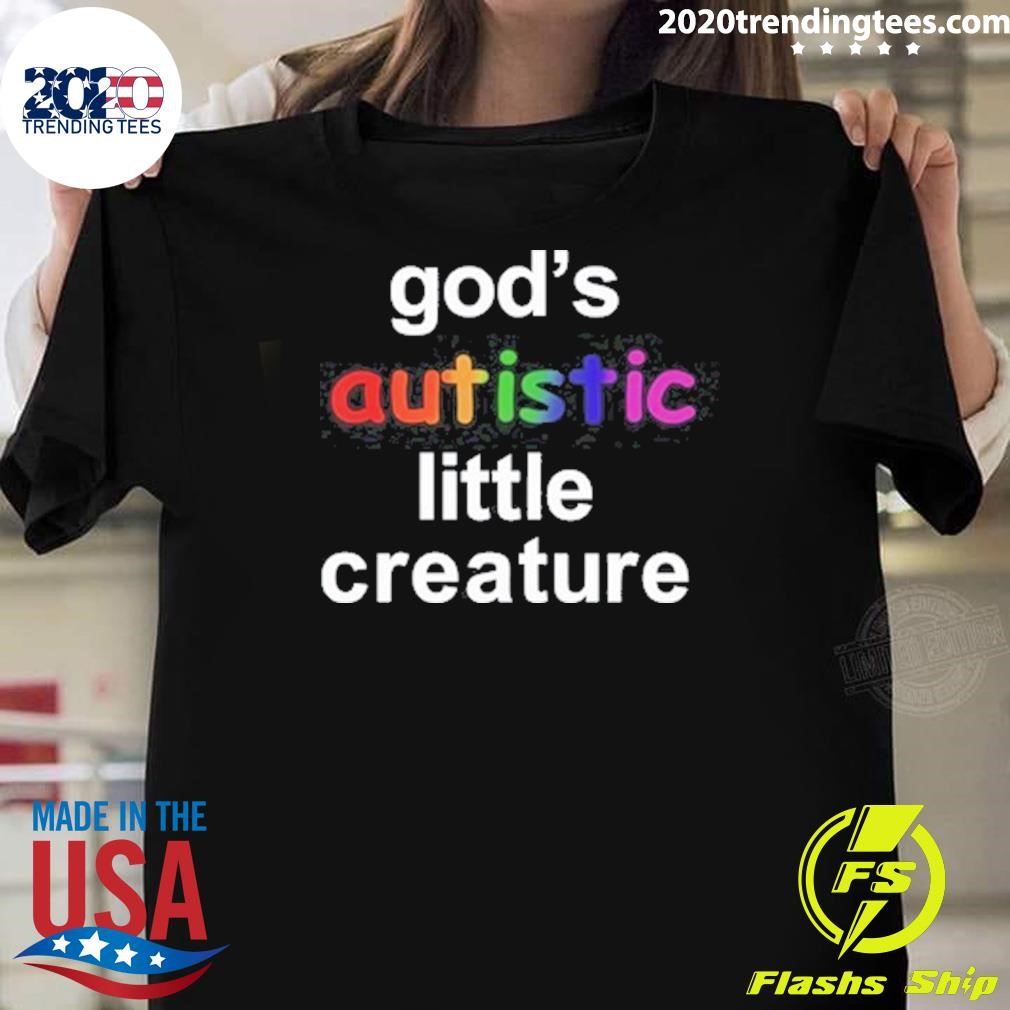 Awesome God's Autistic Little Creature T-shirt