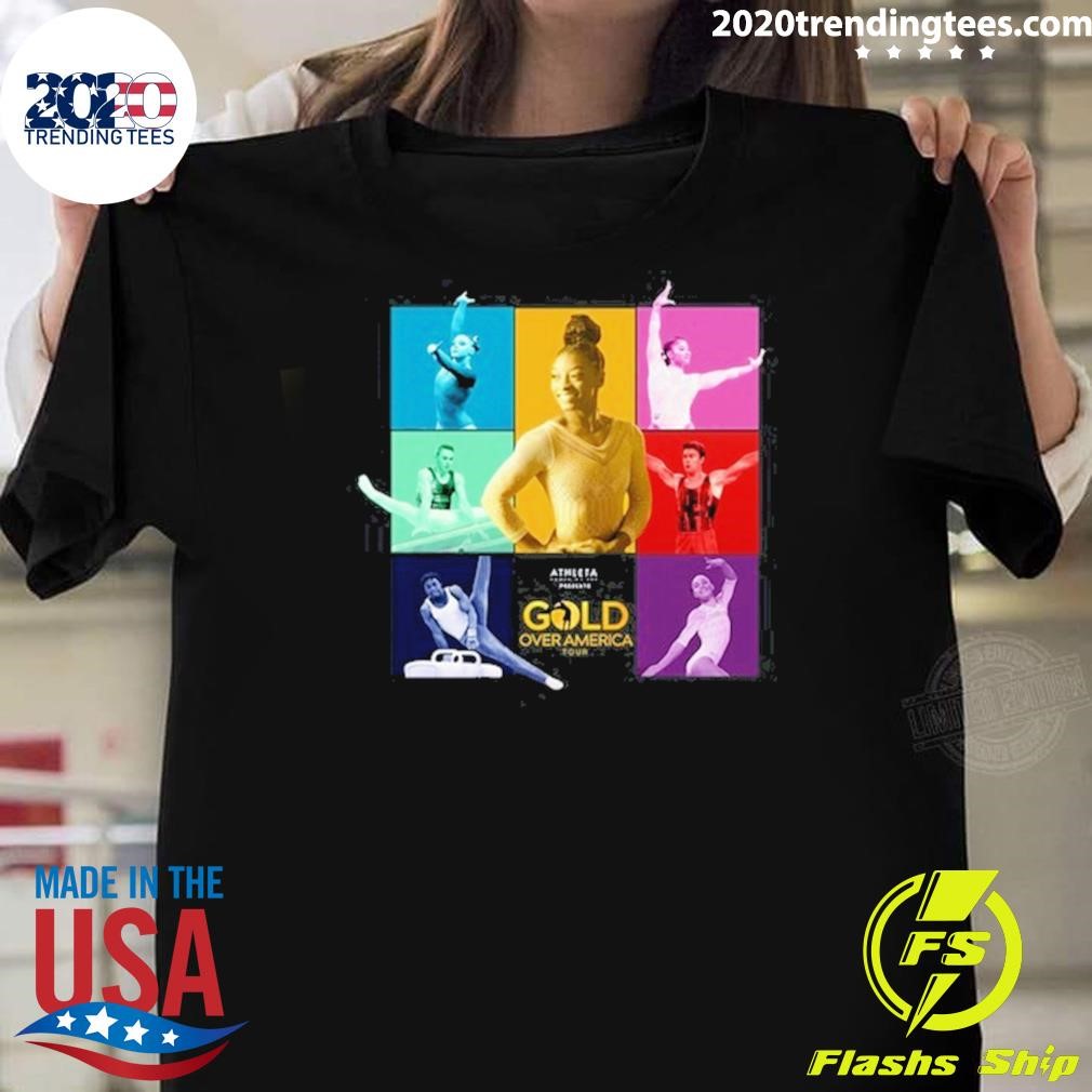 Awesome Gold Over America 2024 Tour T-shirt