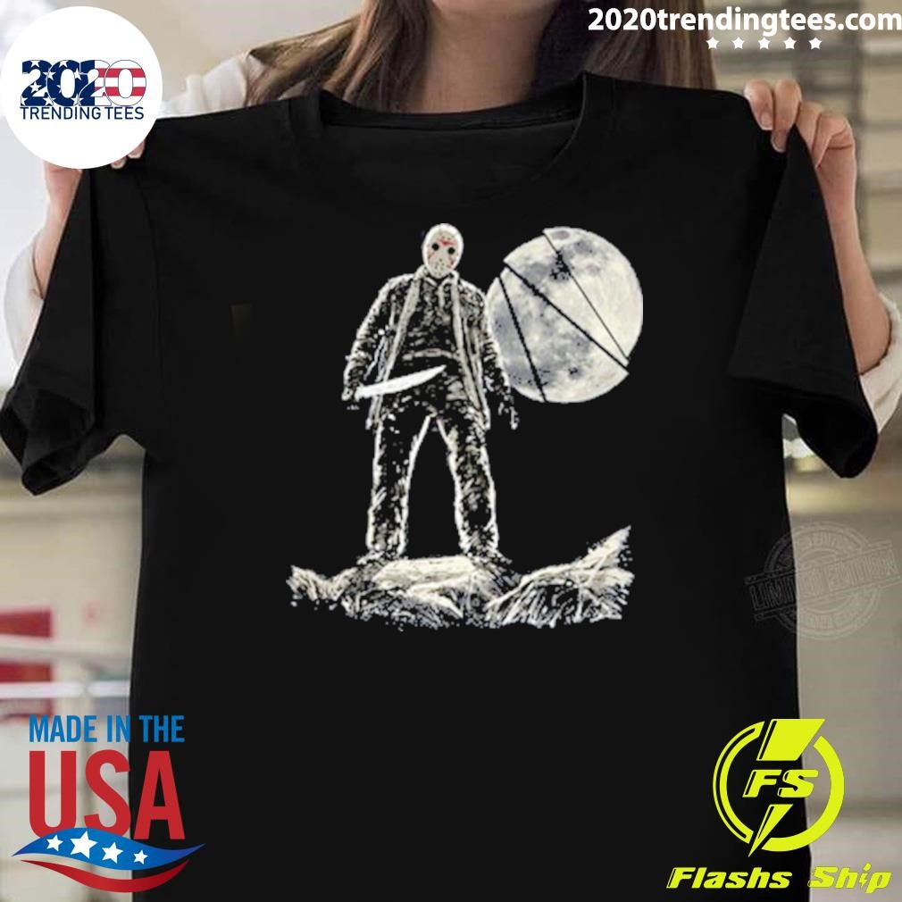 Awesome Halloween Moon Slasher T-shirt