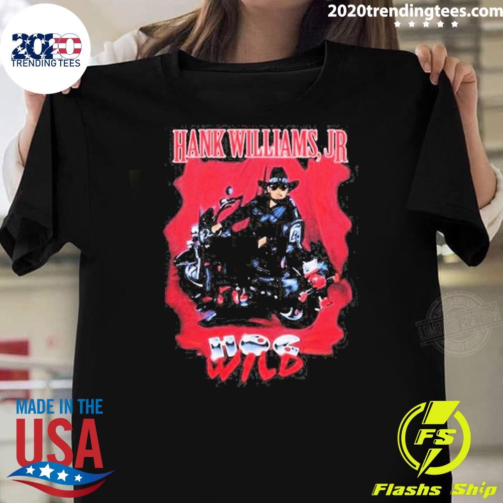 Awesome Hank Williams Jr Hog Wild Tour T-shirt