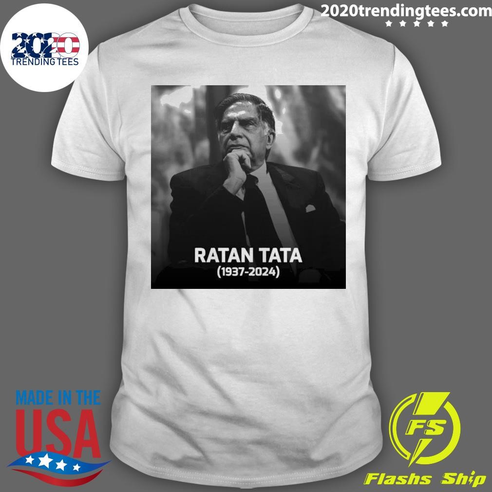 Awesome In Memory of Ratan Tata – A Legacy of Leadership and Humanity 1937-2024 Rip T-Shirt