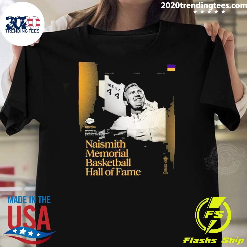 Awesome Jerry West Enters The Naismith Basketball Hall Of Fame’s Superfan Gallery 2024 T-shirt