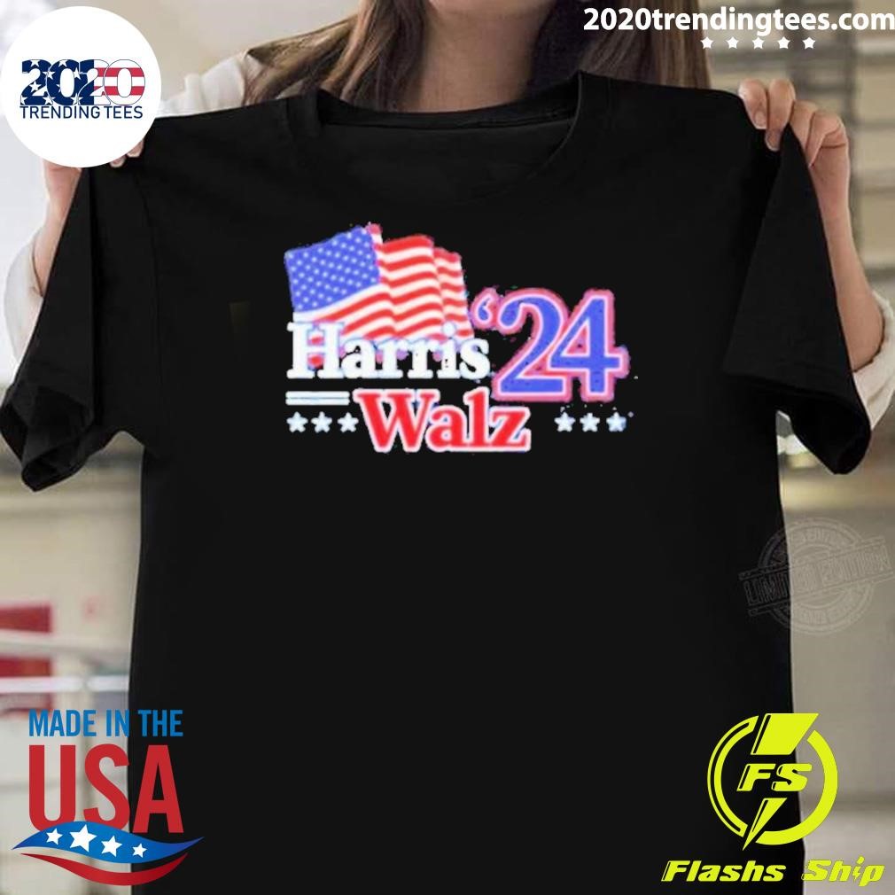 Awesome Kamala Harris And Tim Walz 2024 T-Shirt