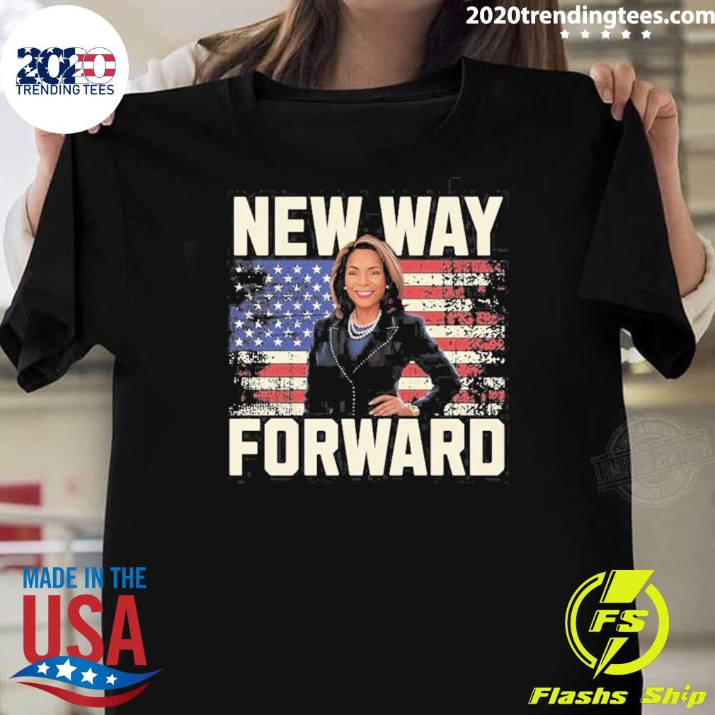 Awesome Kamala Harris New Way Forward Usa Flag 2024 T-shirt