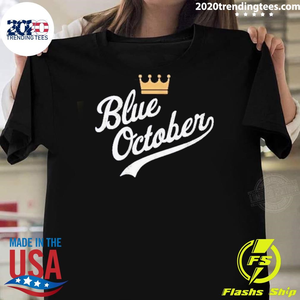 Awesome Kansas City Blue October 2024 T-shirt