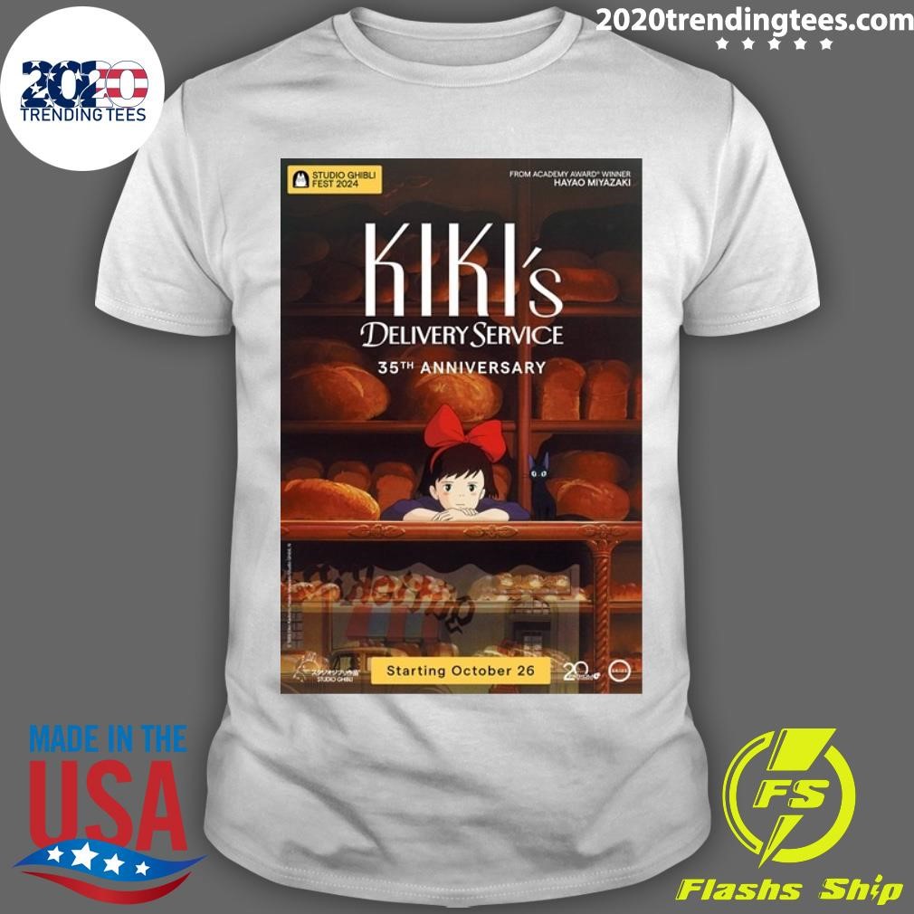 Awesome Kiki's Delivery Service 35th Anniversary Starting October 26 T-shirt