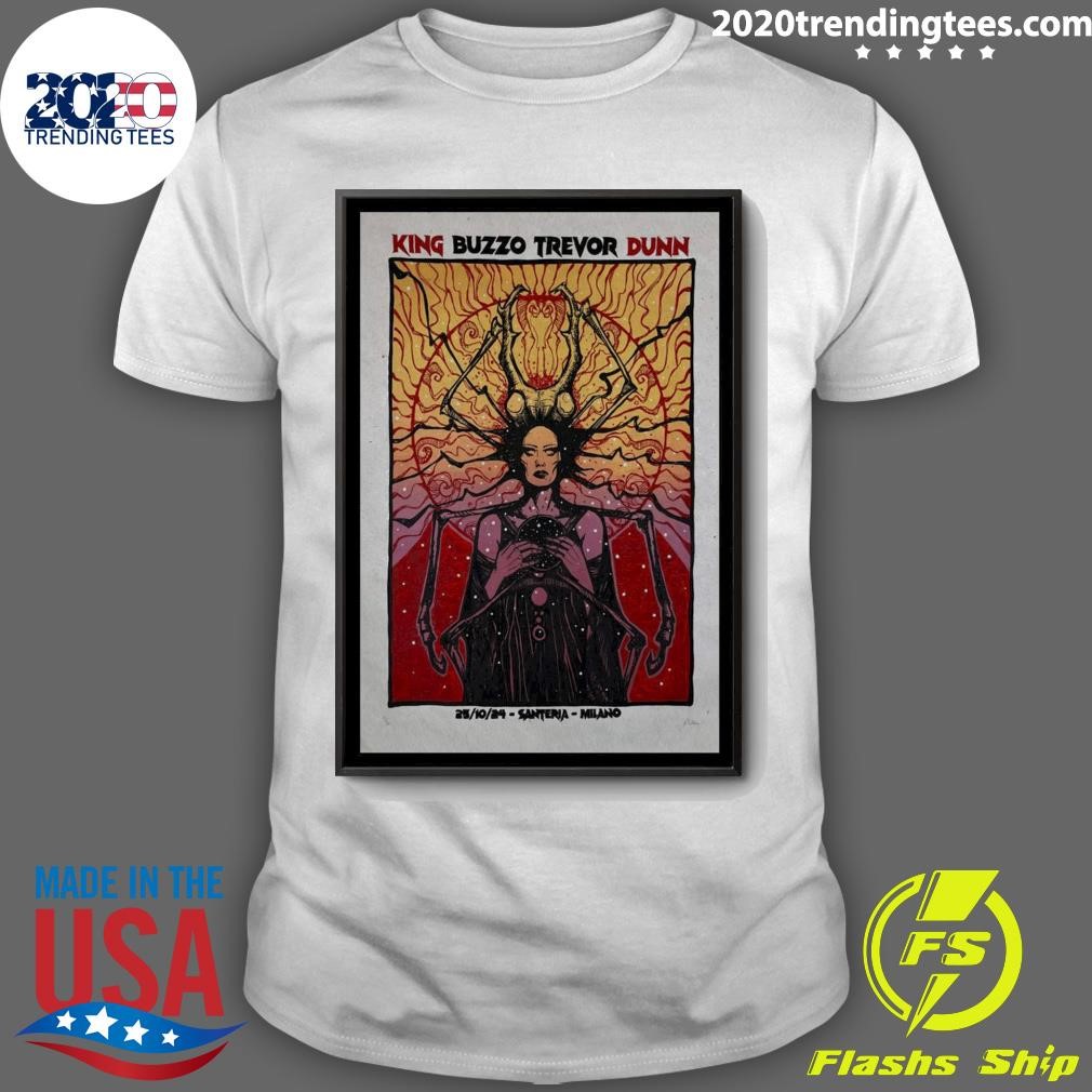 Awesome King Buzzo Trevor Dunn Show Poster Milano 25 Oct 2024 Santeria T-shirt