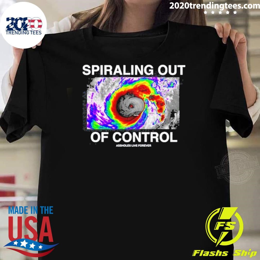 Awesome Linda Finegold Store Spiraling Out Of Control T-shirt