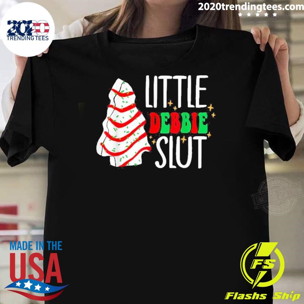 Awesome Littie DebBie Christmas Tree Cakes Xmas 2024 T-shirt