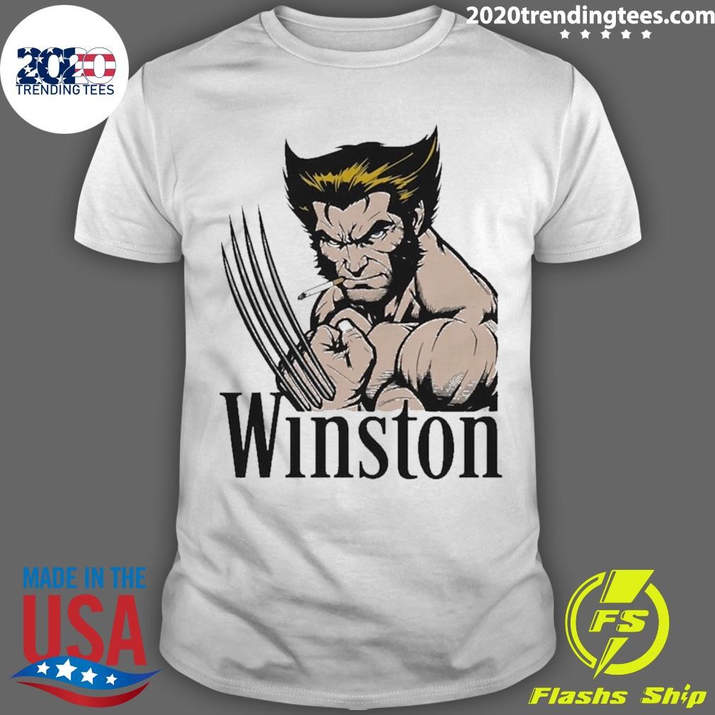 Awesome Logan Wolverine Winston Smoke 2024 T-Shirt