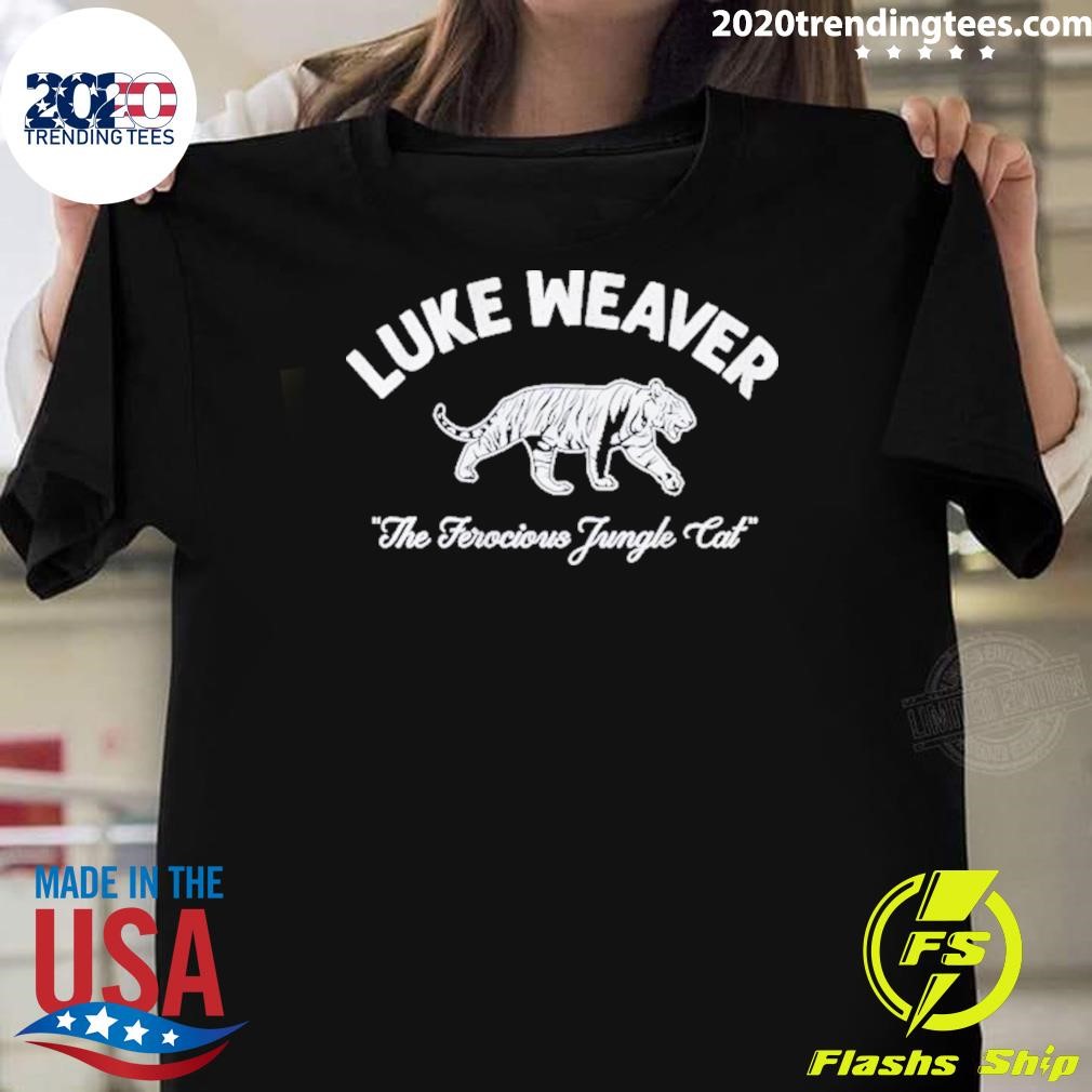 Awesome Luke Weaver Ferocious Jungle Cat 2024 T-shirt