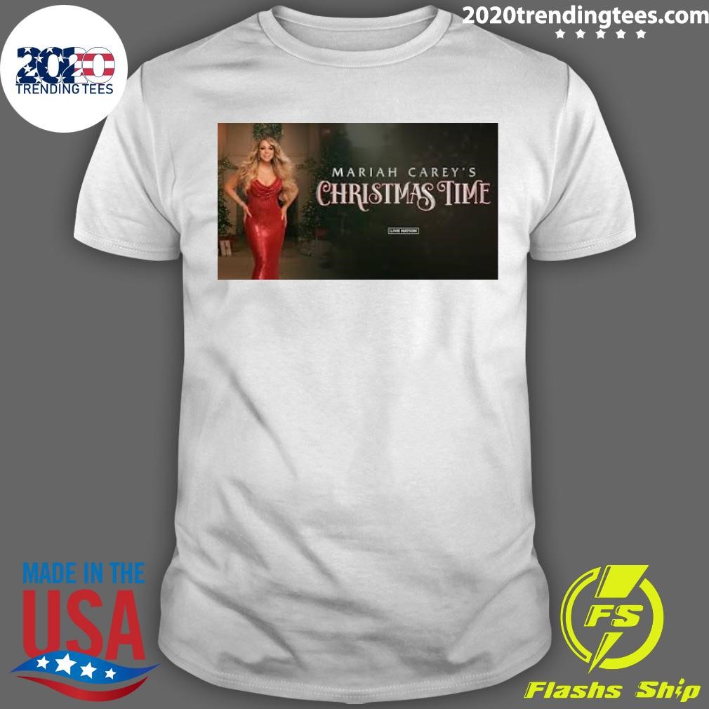 Awesome Mariah Carey Christmas Time Tour 2024 T-shirt