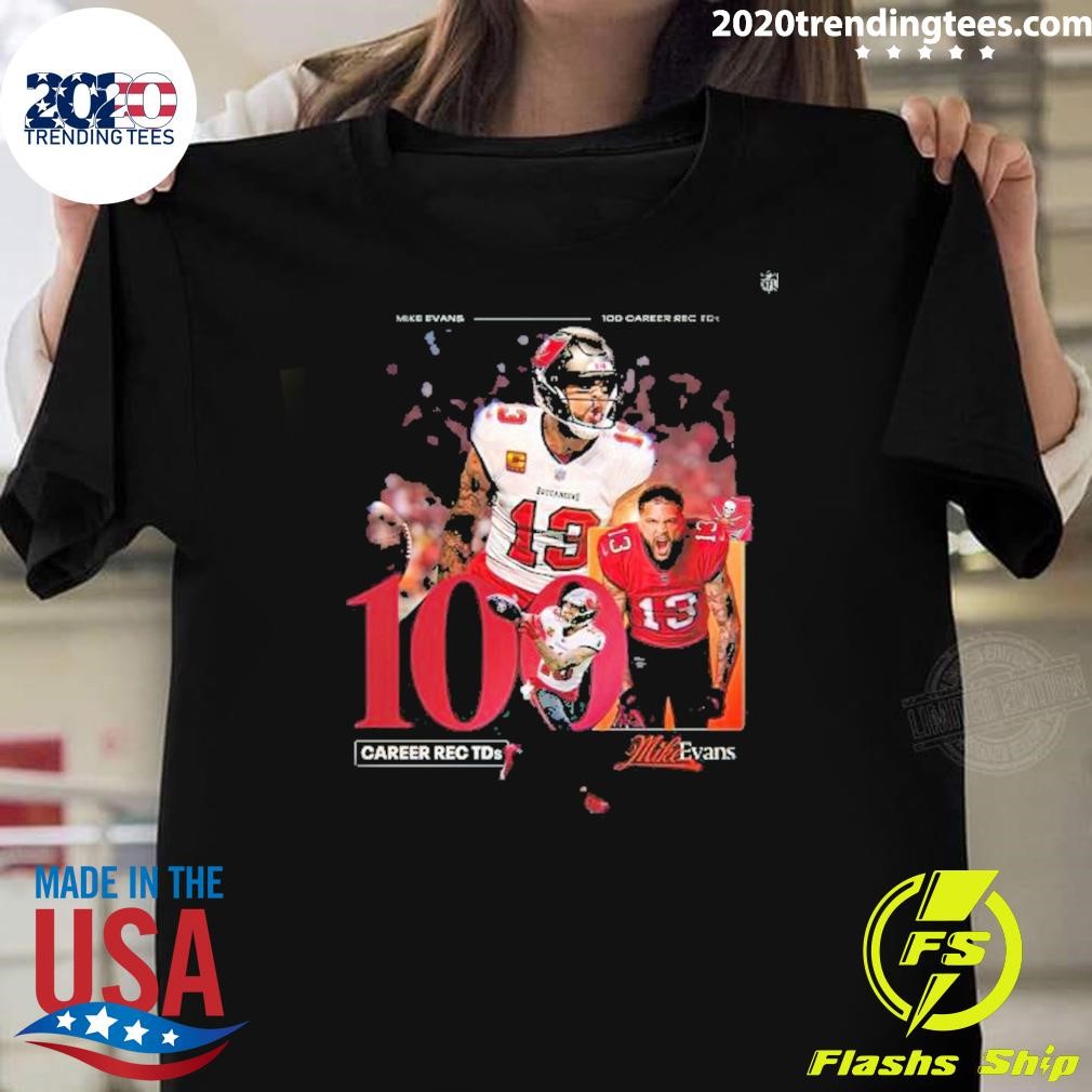 Awesome Mike Evans 100 Career Rec Tds 2024 T-shirt