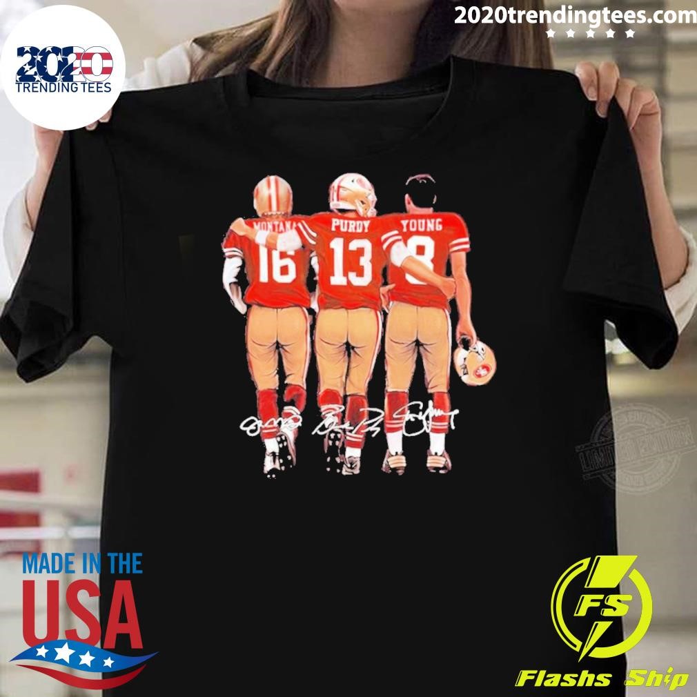 Awesome Montana, Purdy And Young 49ers 2024 T-shirt